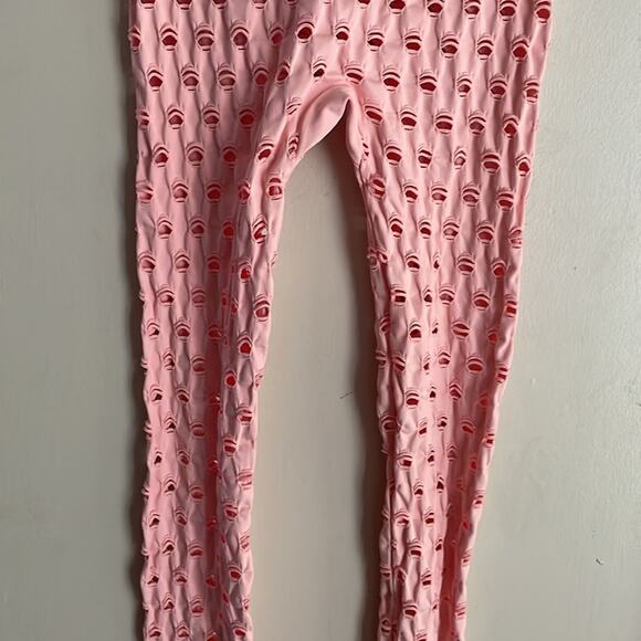 MAISIE WILEN Perforated Leggings Pink - Picture 7 of 16